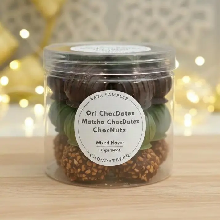 Sampler Mixed 3 Chocolate , Matcha Dark Choc Nuts