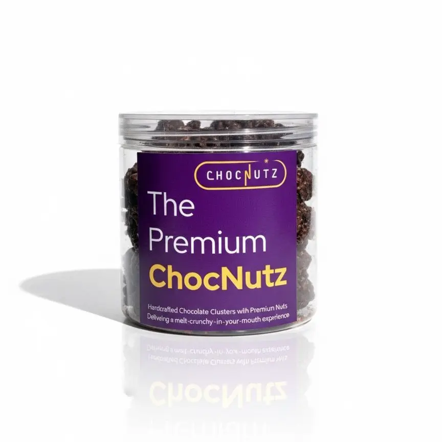 CHOCNUTZ - Healthy Snack | Dark Chocolate Premium | Coklat Premium | Walnut & Almond Snacks