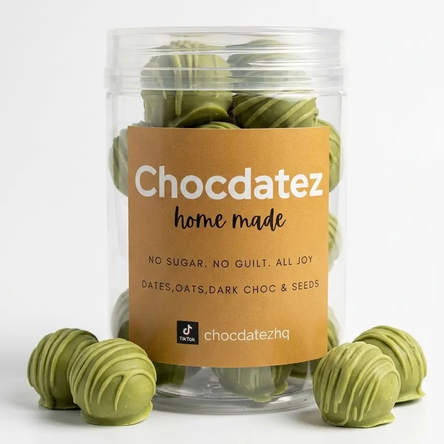 MATCHA ChocDatez, Chocolate Dates | Coklat Kurma Premium Healthy Snack | Coklat Perisa Matcha
