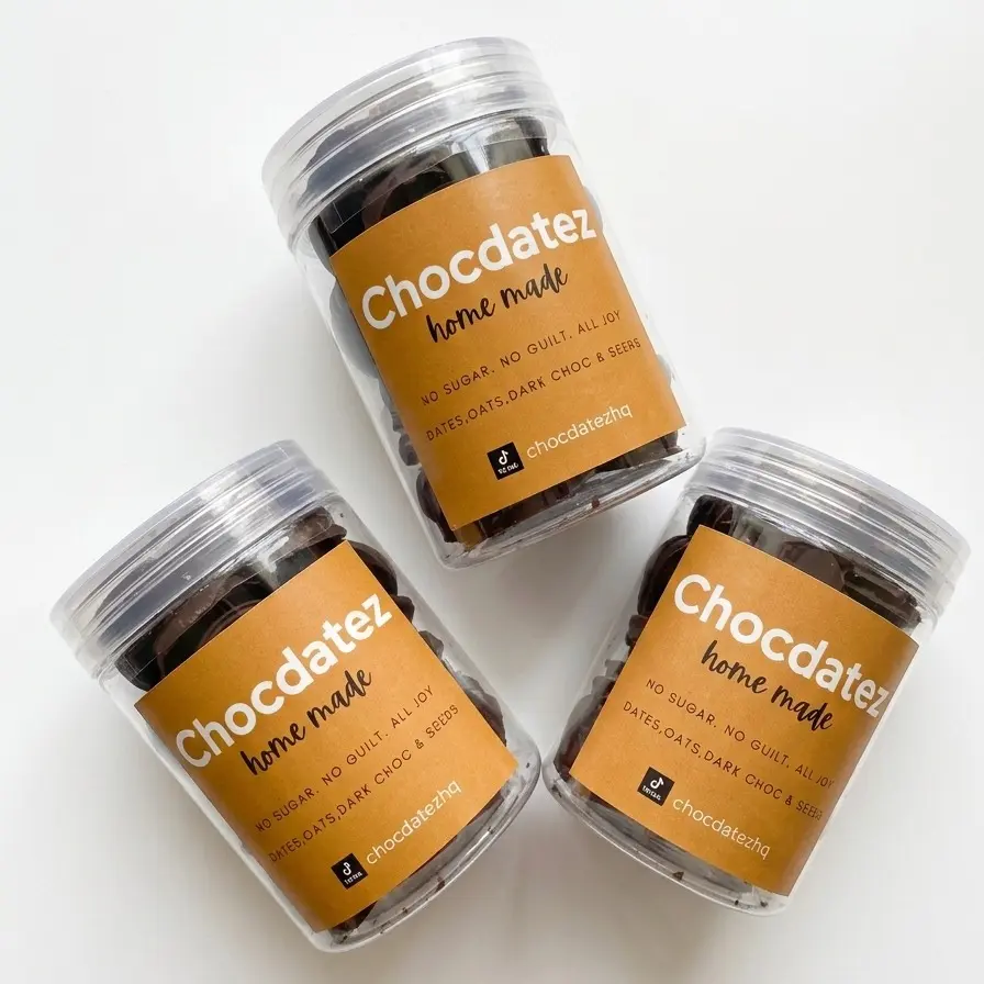 BUNDLE SET 3 Balang Chocdatez - Chocdatez Chocolate Dates 3 Balang Combo | Coklat Kurma Premium Healthy Snack | Value Pa