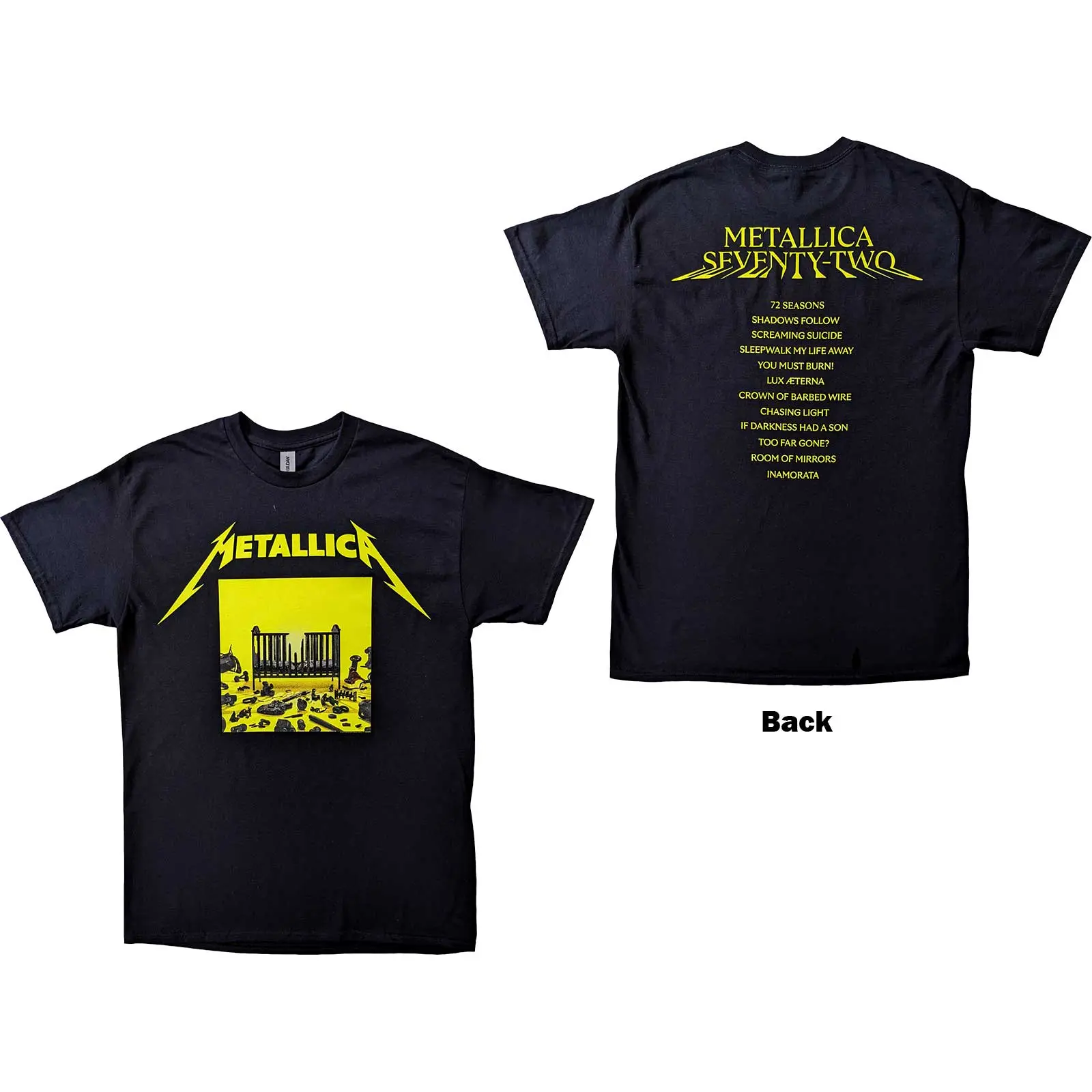 Metallica '72 Season Squared Cover ' official tshirt