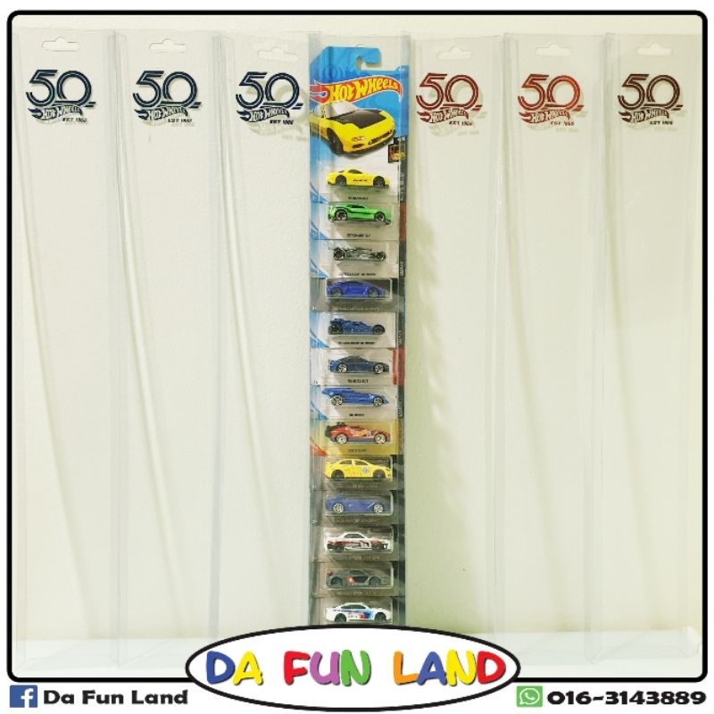 💥HW CARD SLOT💥HOT WHEELS CARD CLEAR PLASTIC SLOT