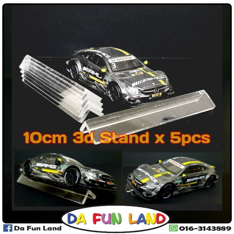 💥 10cm Acrylic 3D Stand - 5pcs per Bundle for Die-Cast Cars 💥