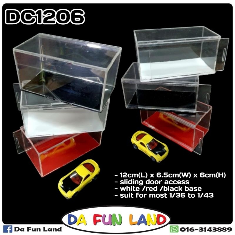 🚗 DC1206 🚗 DIECAST SINGLE DISPLAY UNIT FOR MOST SCALE 1/64 TO SCALE 1/43