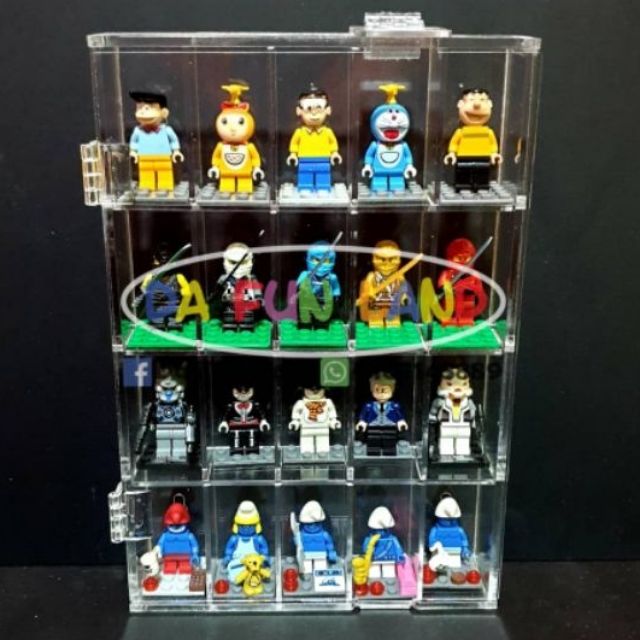 ❤DFL-LG20-DR❤ ACRYLIC LEGO FIGURINE DISPLAY CASE