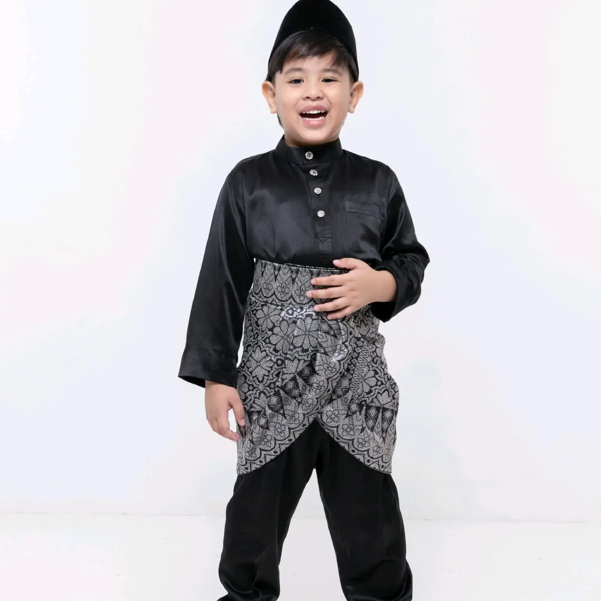 SAMPIN INSTANT ANDIKA MERDEKA (Budak sehingga dewasa XXL) Sampin Instant songket Dewasa / Kanak-kanak (Samping Sup Sap)