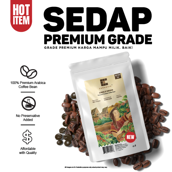 CABABAIK Single Origin Ratawali Coffee Bean Medium Roast
