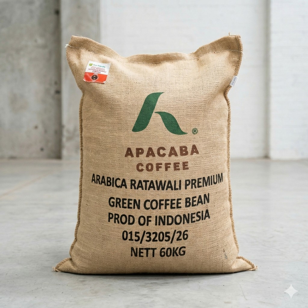 APACABA COFFEE / Ratawali Premium / Wethull Process / Green Coffee Bean