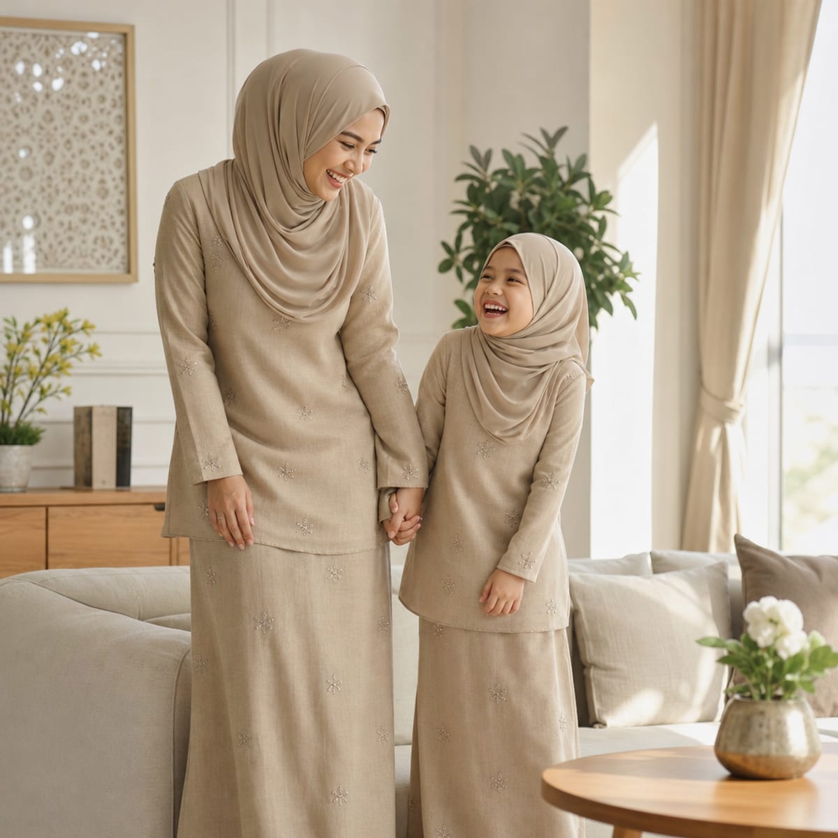Set Raya Ibu & Anak — Sand