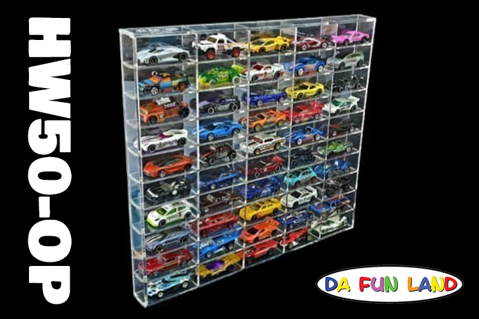🚗 HW50-OP 🚗 DISPLAY RACK 50 SLOTS (NO DOOR)